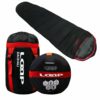 Śpiwór Loap Dauhali V11G Black/Red Left