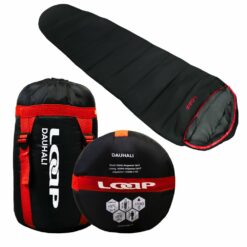 Śpiwór Loap Dauhali V11G Black/Red Left