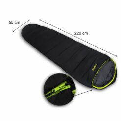 Śpiwór Loap Dauhali V25N Black/Green Right