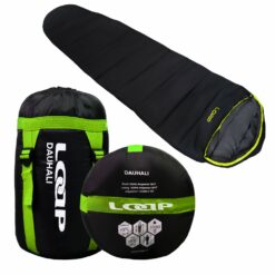 Śpiwór Loap Dauhali V25N Black/Green Left