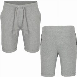 Szare Męskie Szorty Sportowe Morowo
