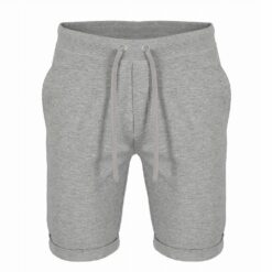 Szare Męskie Szorty Sportowe Morowo