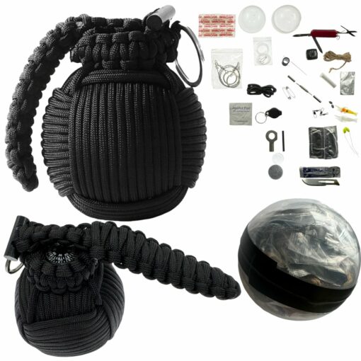 Zestaw Granat Survivalowy JB Tacticals Czarny