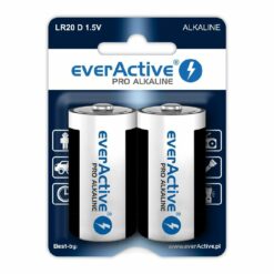 Bateria everActive Pro Alkaline LR20 - 2szt