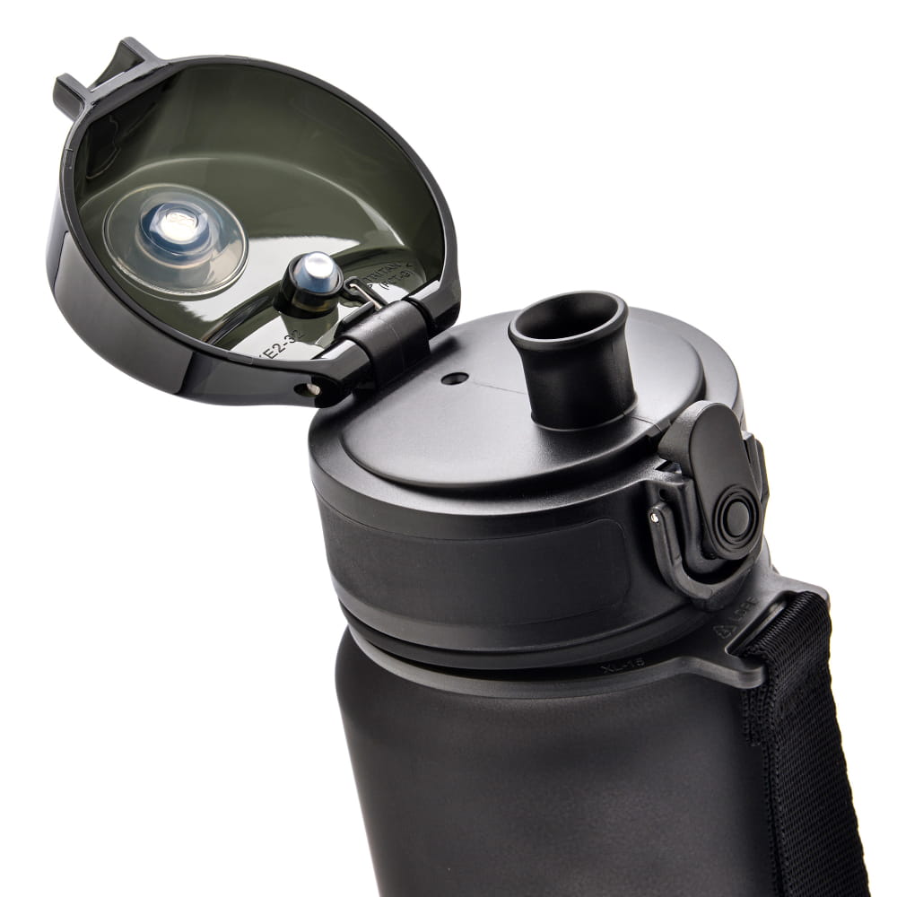 Bidon Sportowy Meteor 500 ml Czarny/Biały