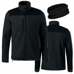 Bluza Polarowa Unisex Rimeck Effect Czarna