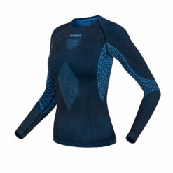 Koszulka Spaio Breeze Damska D/R Black/Blue
