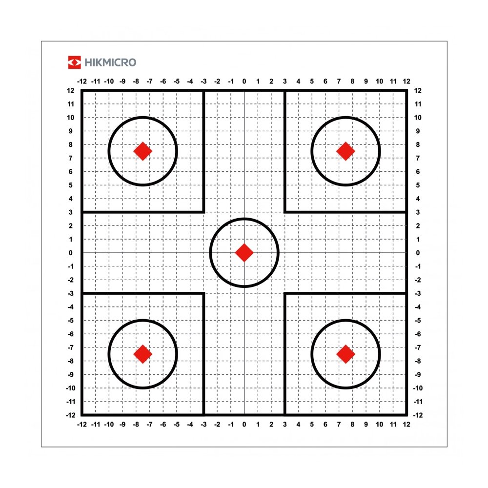 Naklejka Tarcza Termiczna HIKMICRO 30x30 10szt