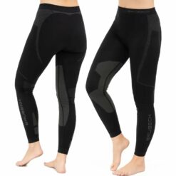 Spodnie Brubeck Dry Damskie Czarne/Grafitowe