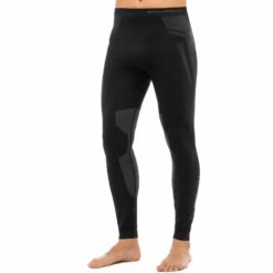 Spodnie Legginsy Termoaktywne Brubeck Dry Męskie Czarne/Grafitowe