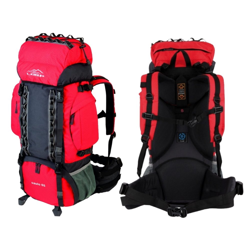 Plecak Loap Saulo Czerwony/Czarny 65L