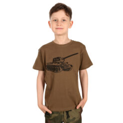 Koszulka Junior Czołg T-34 Olive