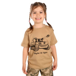 Koszulka Junior Czołg Tiger Beżowa