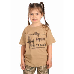 Koszulka Junior Samolot Karaś Beżowa