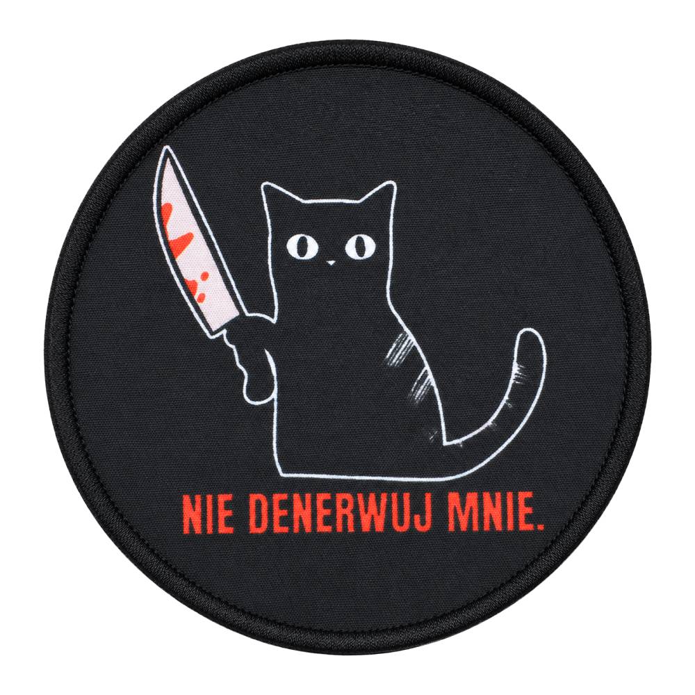Naszywka Morale Patch Kot Nie Denerwuj Mnie