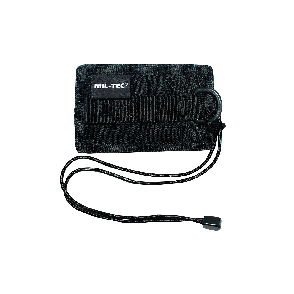Pokrowiec na Dokumenty Identyfikator na Szyję na Przepustkę Mil-Tec Czarny