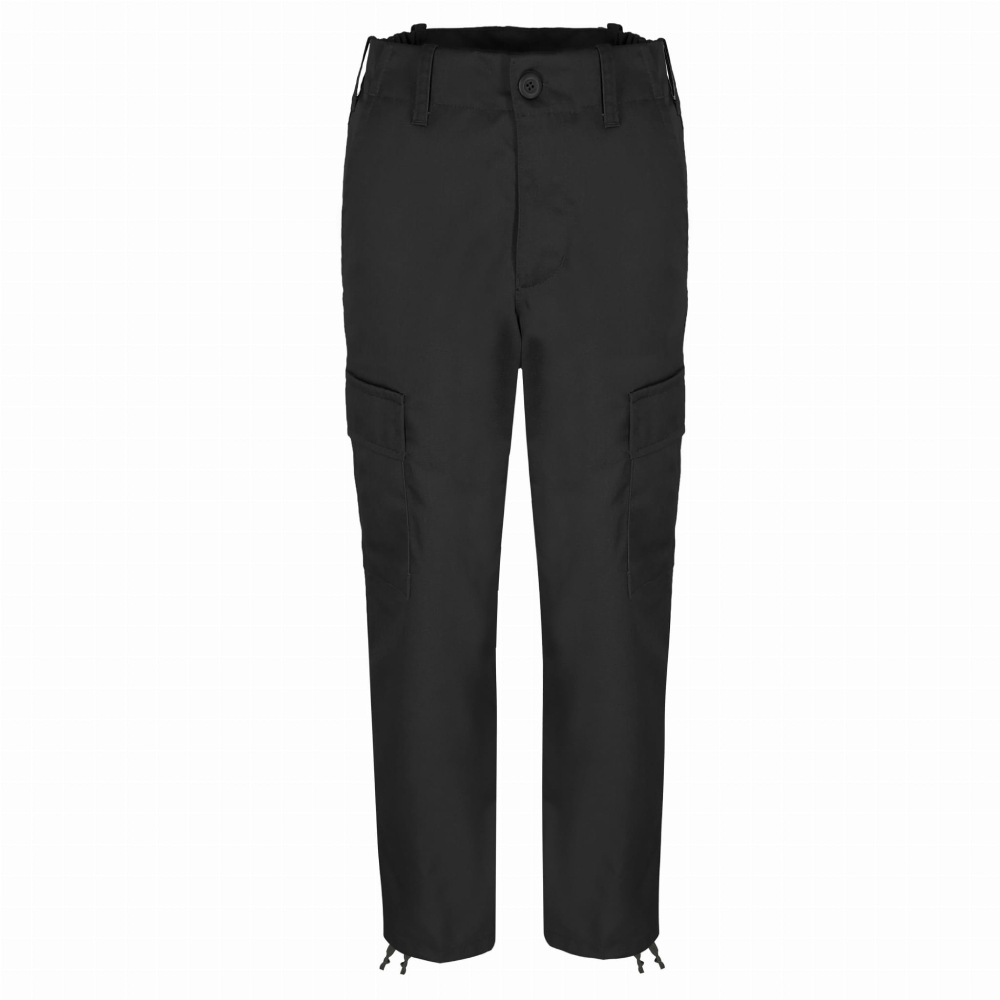 Spodnie Bojówki Dziecięce Junior BDU Czarne