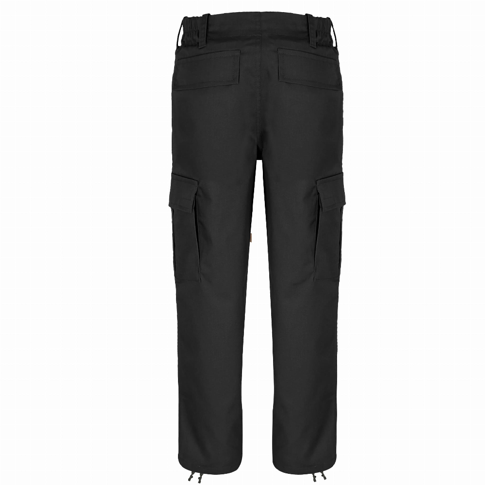 Spodnie Bojówki Dziecięce Junior BDU Czarne