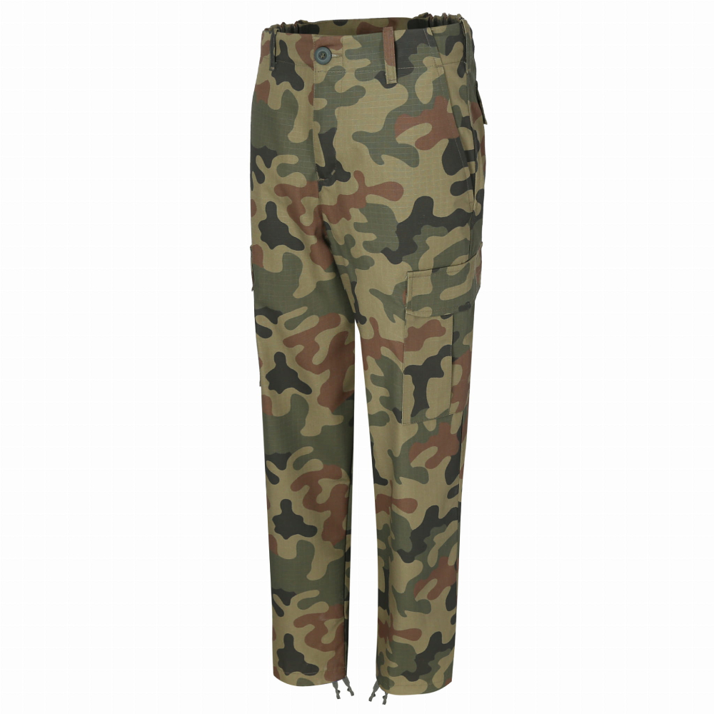 Spodnie Bojówki Dziecięce Junior BDU PL Woodland