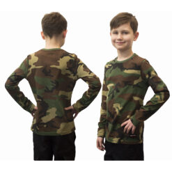 Koszulka Junior Długi Rękaw US Woodland
