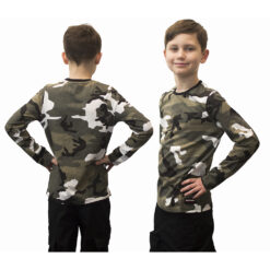 Koszulka Junior Długi Rękaw Urban Camo