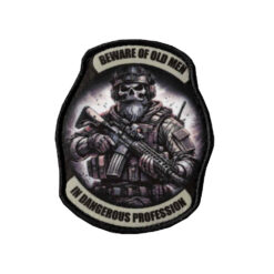 Naszywka Morale Patch Plakietka Beware of Old Men Rzep Taktyczna ASG