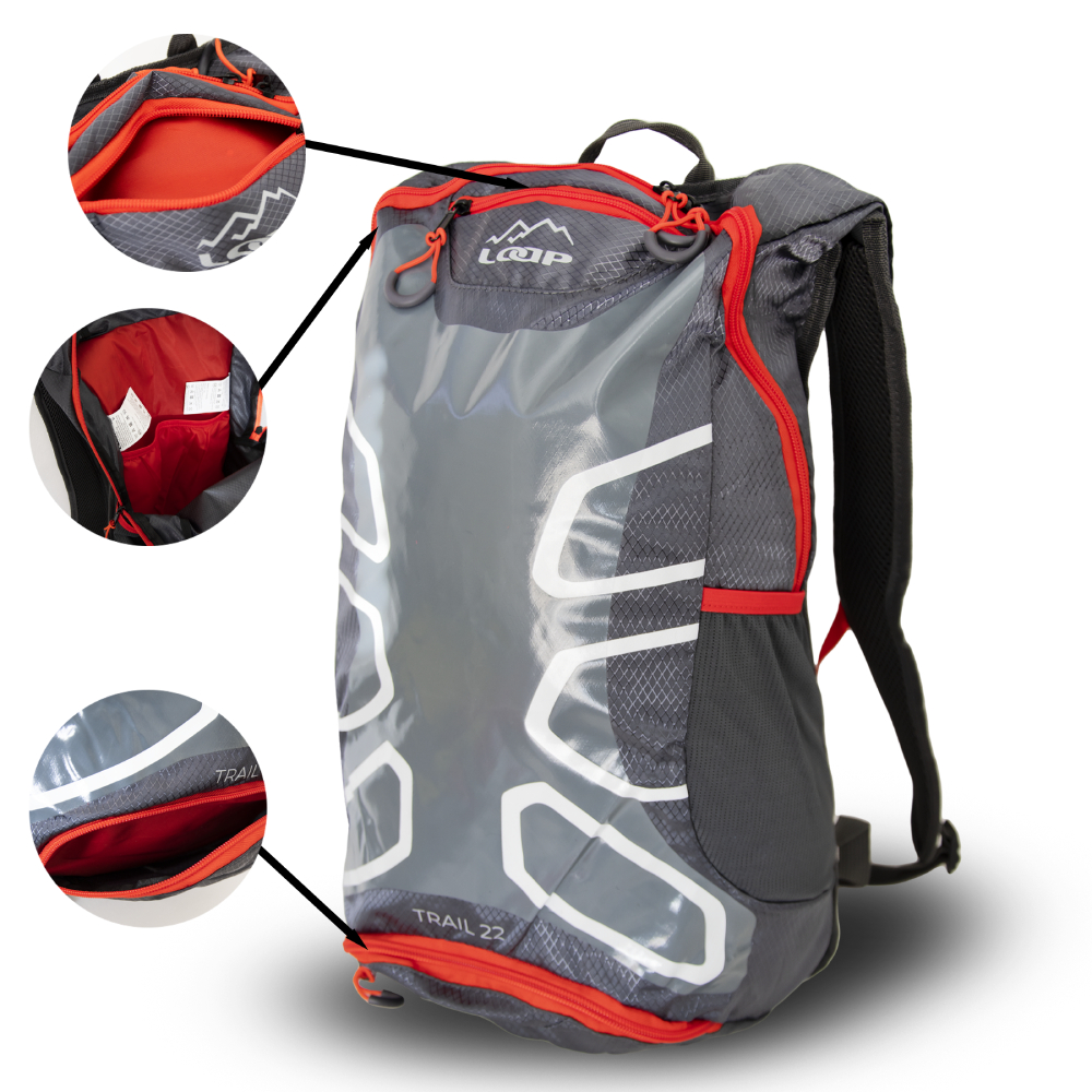 Plecak Loap Trail 22L V10G Black/Red
