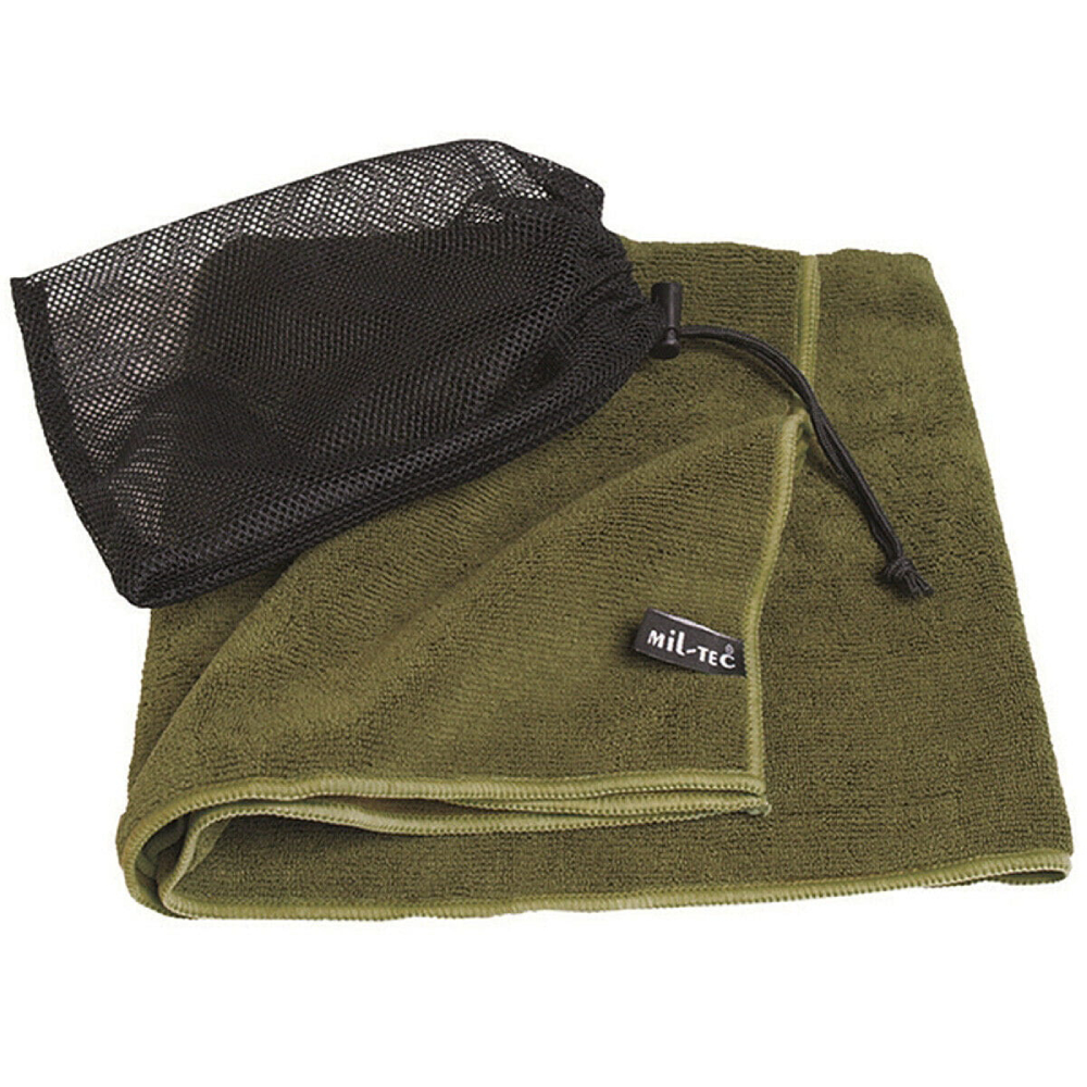 Ręcznik z Mikrofibry Mil-Tec 120x60cm Olive