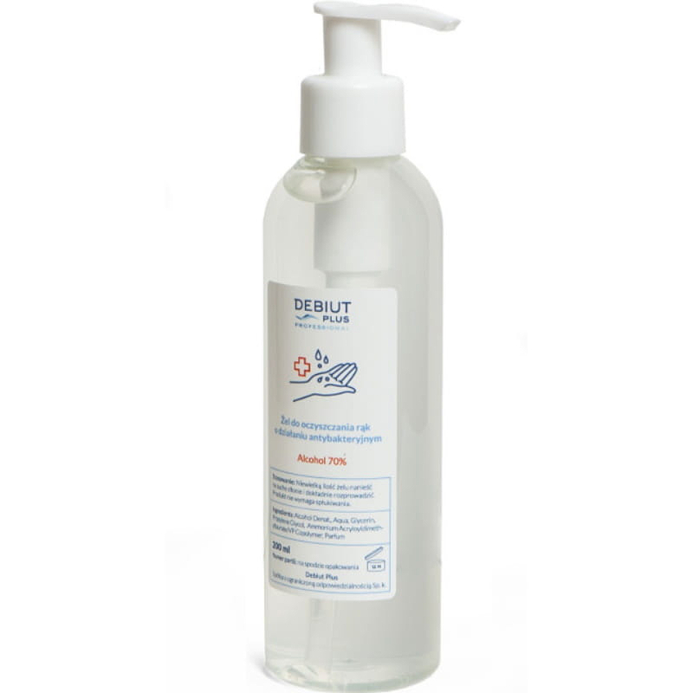Środek do Dezynfekcji Rąk DebiutPlus Pro 70% 200ml
