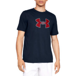 T-Shirt Under Armour Big Logo Granatowy