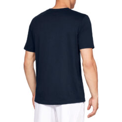 T-Shirt Under Armour Big Logo Granatowy
