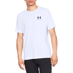 T-Shirt Under Armour Sportstyle Left Chest Biały