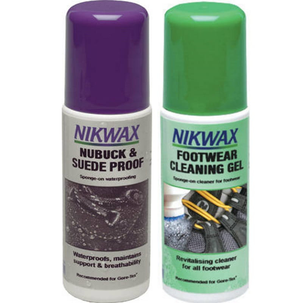 Zestaw Nikwax NUBUCK I ZAMSZ + ŻEL CZYSZCZ 2x125ml