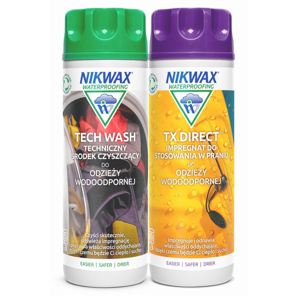 Zestaw Nikwax TECH WASH/TX.DIRECT WASH-IN 2x300ml