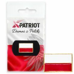 Znaczek Pins Przypinka xPatriot Flaga Polski Duża