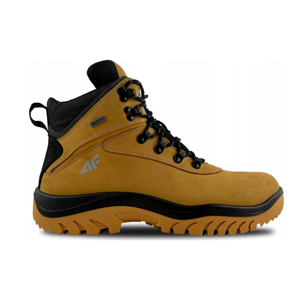 Buty Męskie Trekkingowe 4F OBMH205 Camel Beż