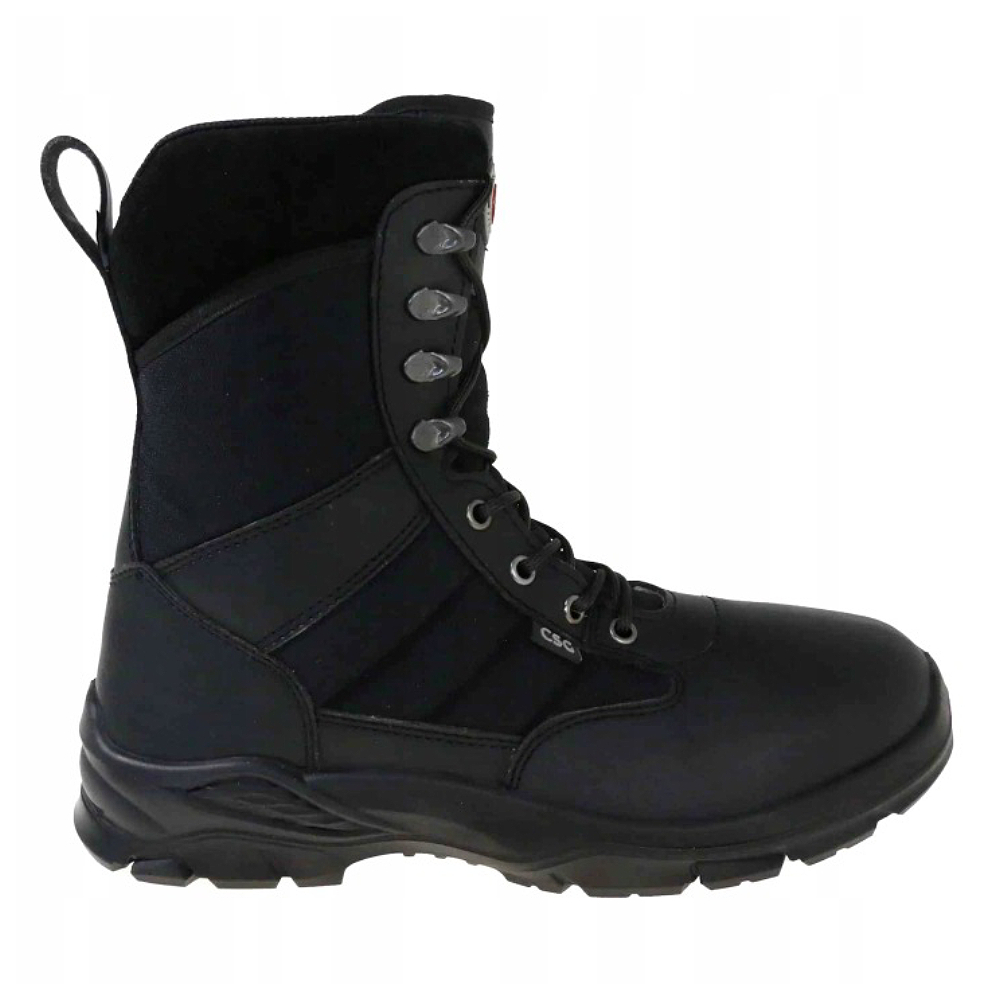 Buty Sibeza CSG Militarne Wysokie Czarne