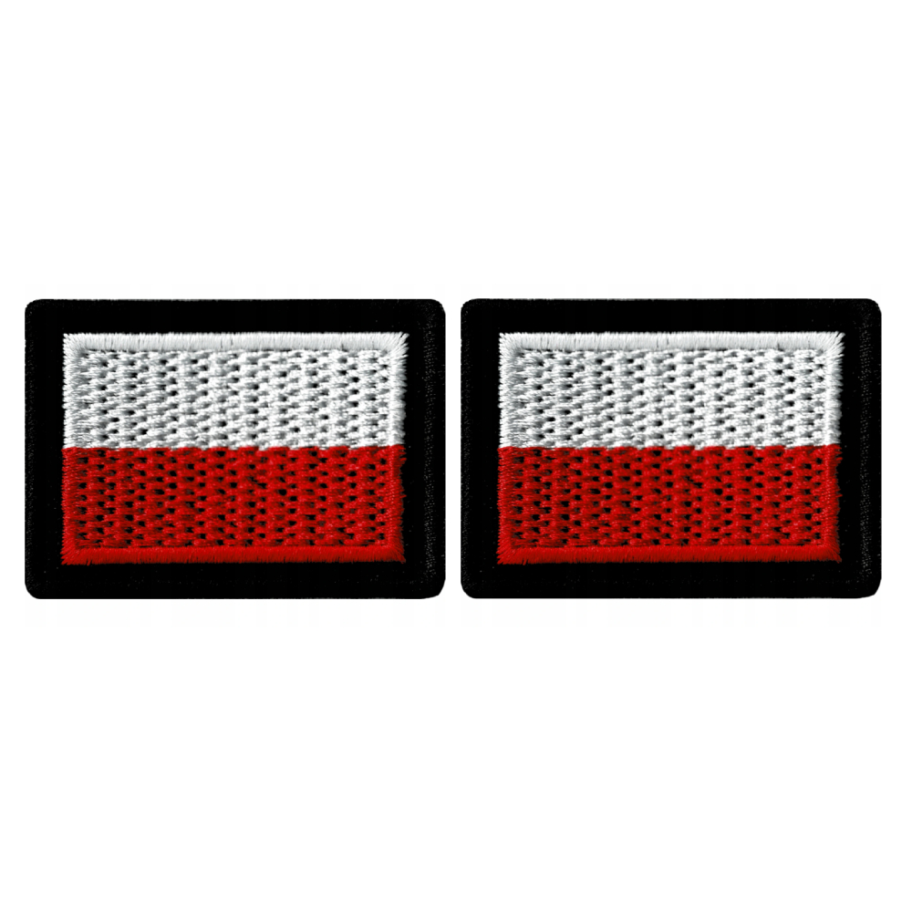 Komplet Flag PL Biało-Czerwona Rzep 2szt