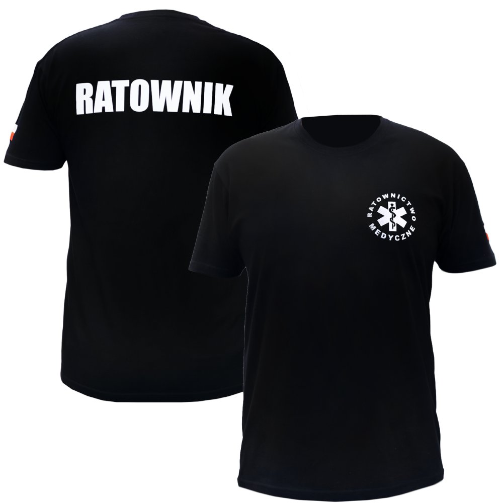 Koszulka Ratownik Czarna