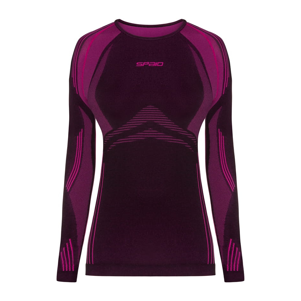 Koszulka Spaio Powerful Damska Black/Fuxia