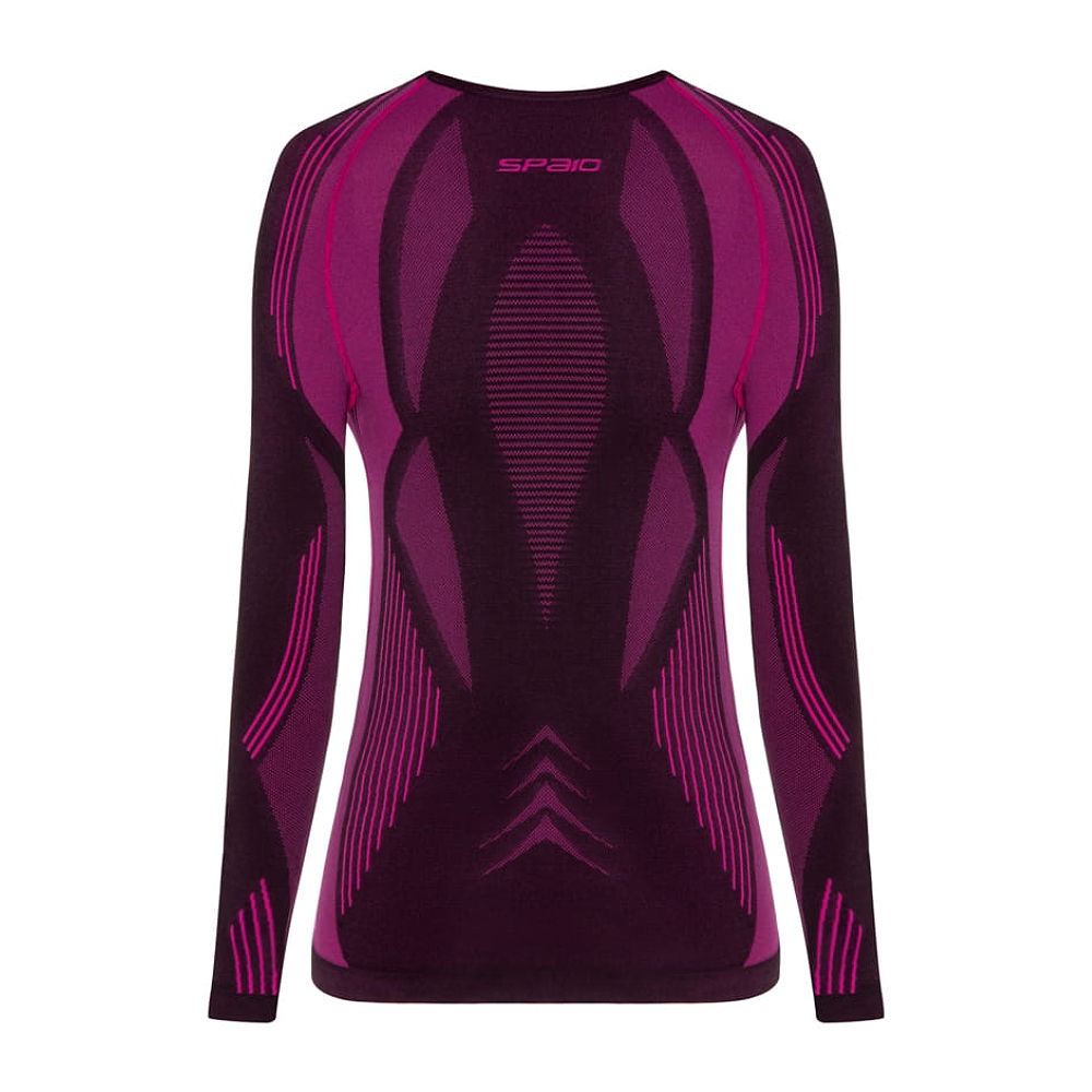 Koszulka Spaio Powerful Damska Black/Fuxia