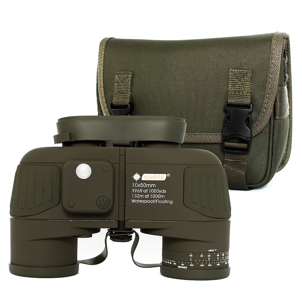 Lornetka Kandar 10x50 BAK4 Wodoodporna Olive