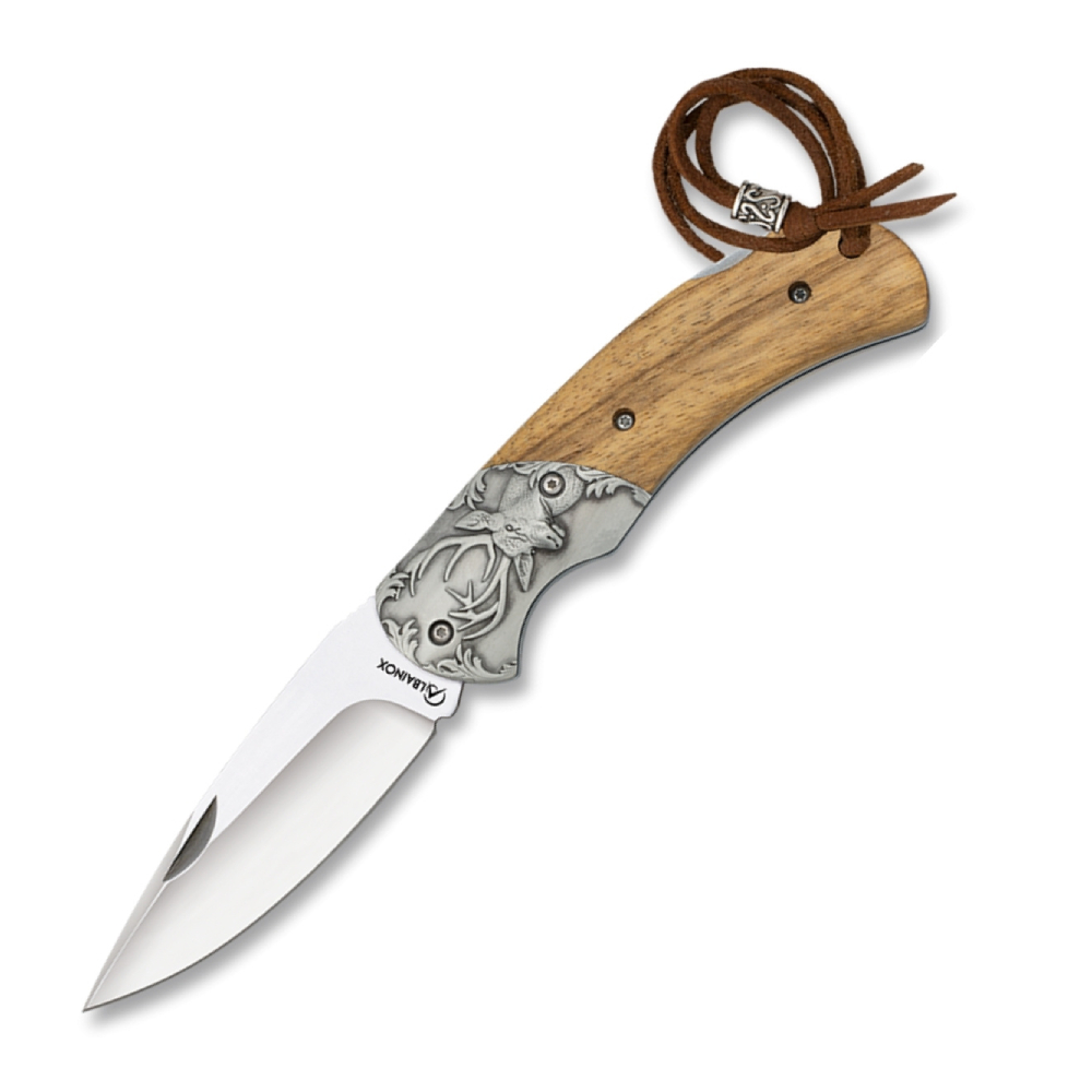 Nóż Składany Drewno Jeleń Albainox 18977