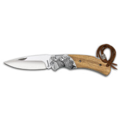 Nóż Składany Drewno Kuropatwa Albainox 18978