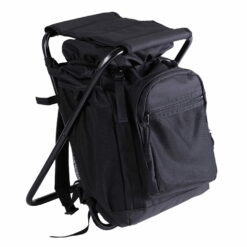 Plecak z Rozkładanym Stołkiem 20L Mil-Tec Czarny