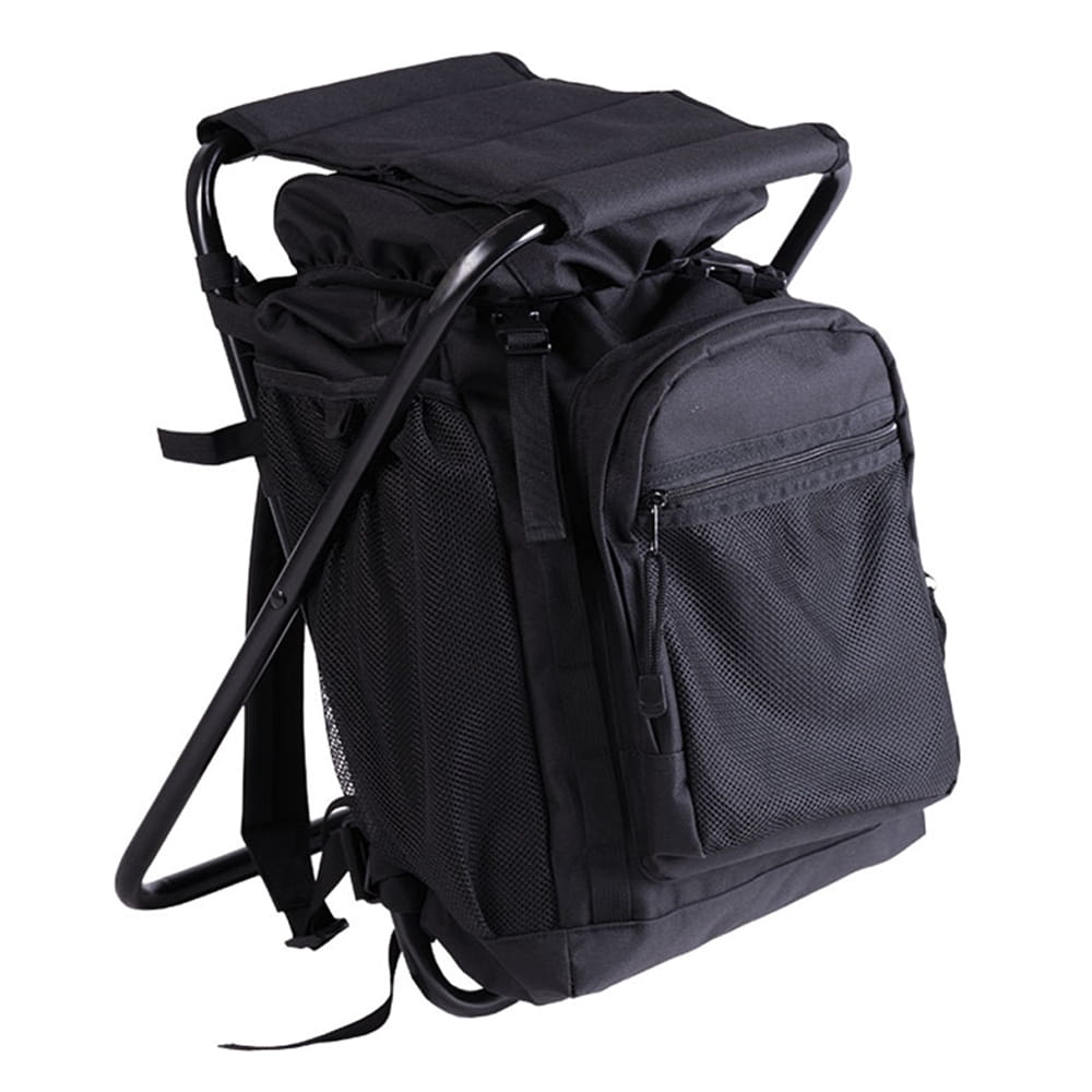 Plecak z Rozkładanym Stołkiem 20L Mil-Tec Czarny