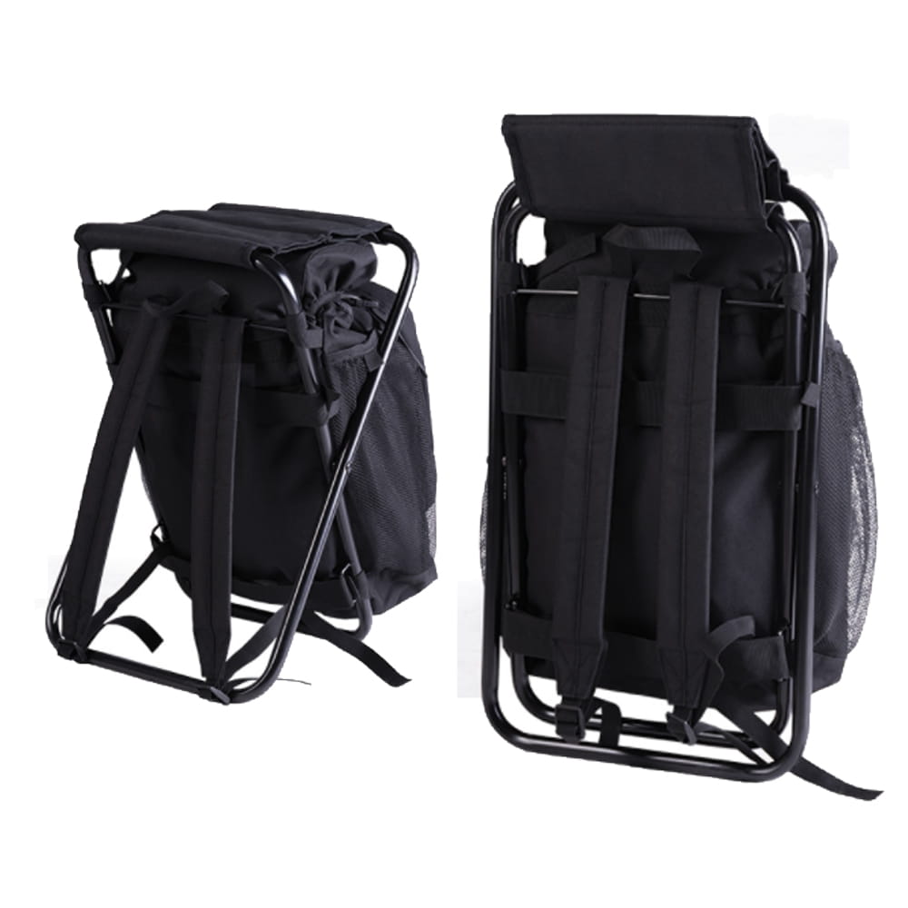 Plecak z Rozkładanym Stołkiem 20L Mil-Tec Czarny