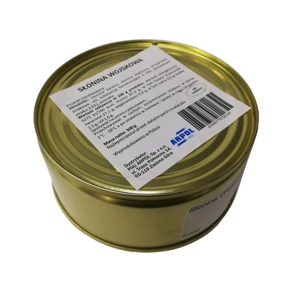Słonina Wojskowa 300g