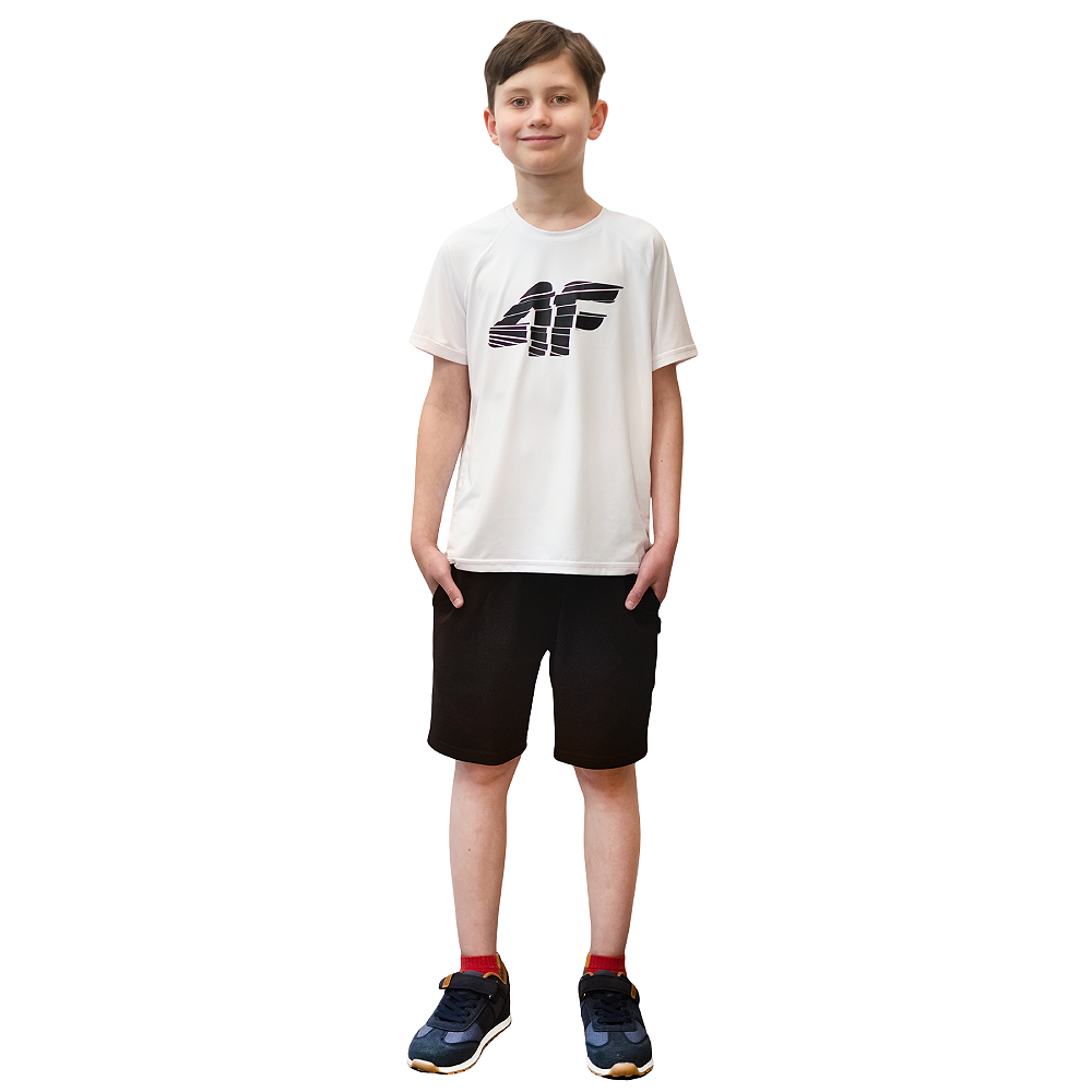 Spodenki Szorty Dresowe Morowo Dziecięce Czarne