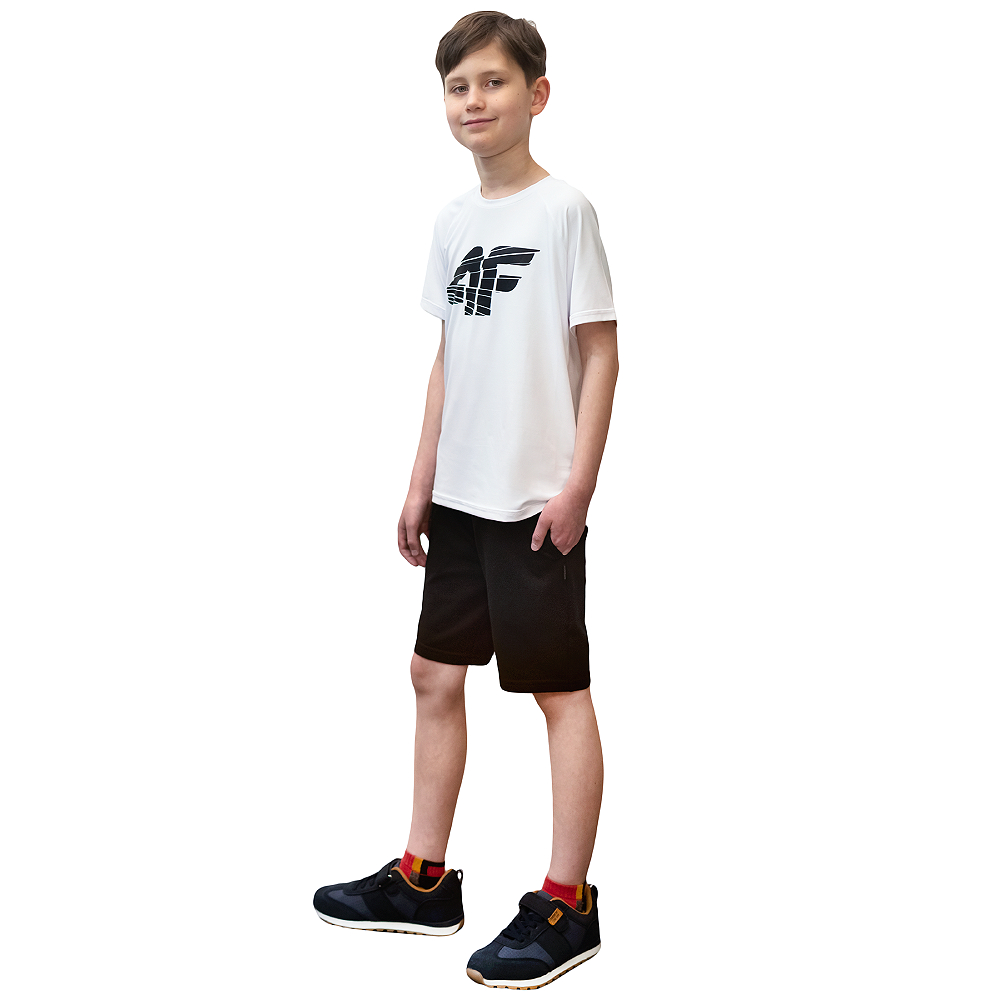 Spodenki Szorty Dresowe Morowo Dziecięce Czarne